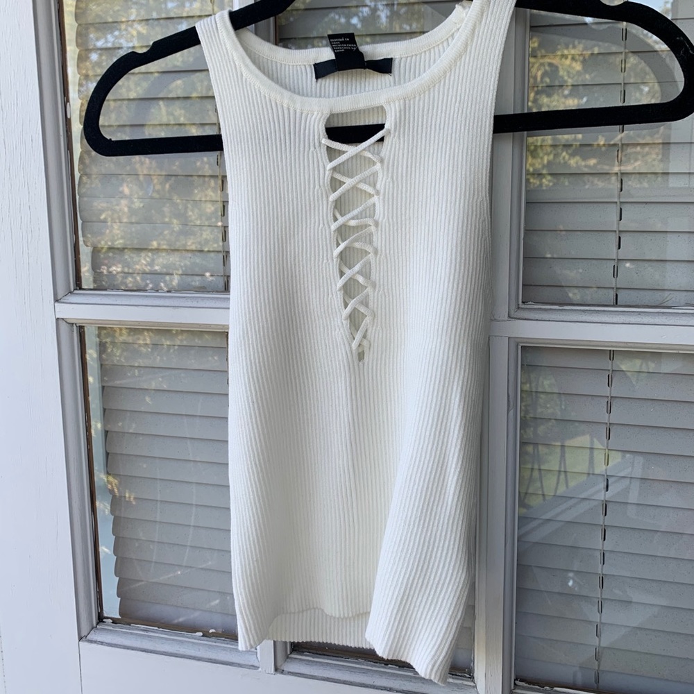 F21 Lace Up Tank